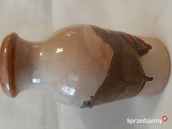 Kolekcjonerski wazon niemiecki lava sygnowany kujawsko-pomorskie Inowrocław