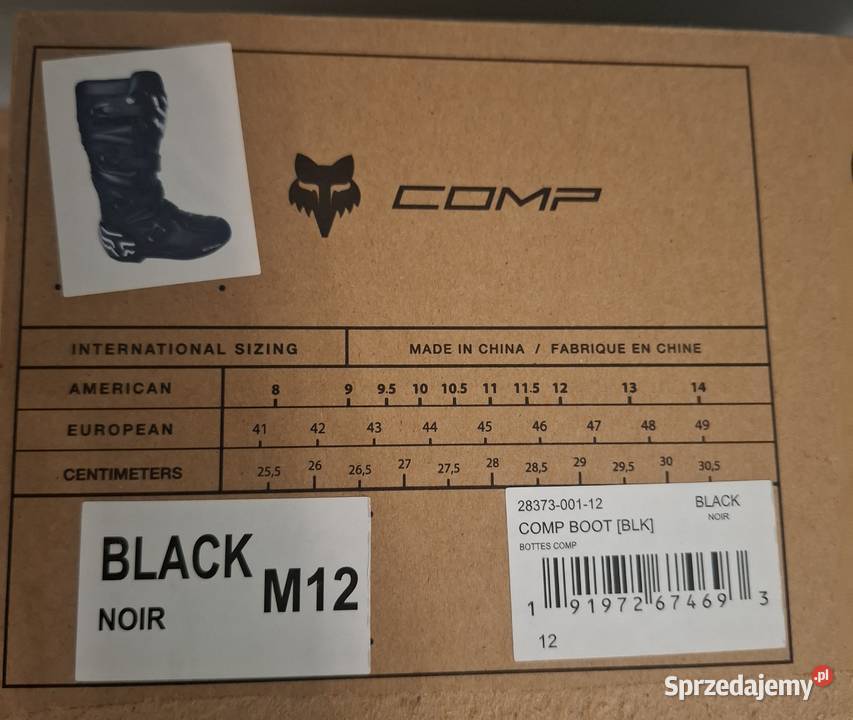Buty crossowe FOX COMP Abramów sprzedam