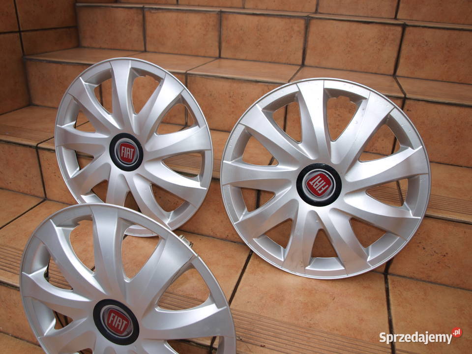Fiat kołpaki 15 oryginalne komplet 4 sztuki Motoryzacja Kalisz sprzedam
