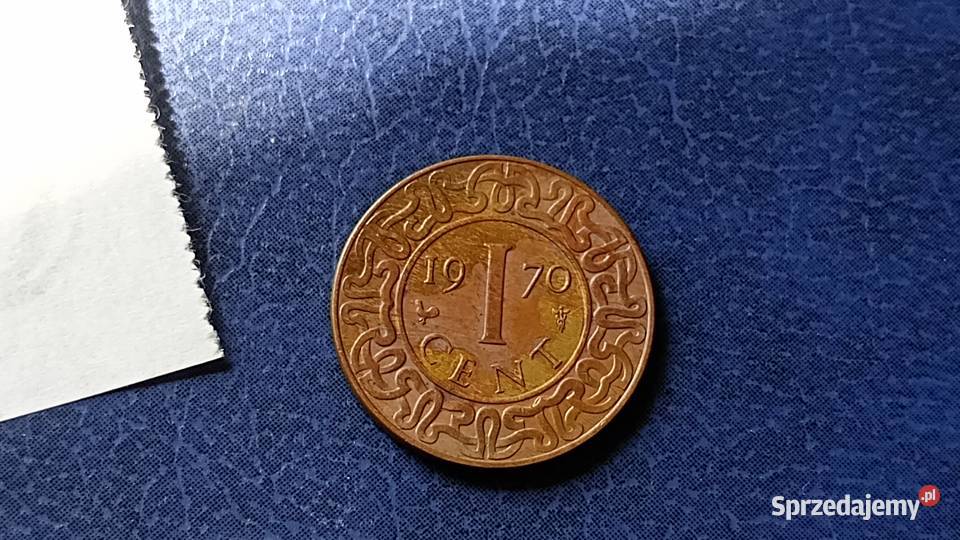 Stare monety 1 cent 1970 Surinam Lesko