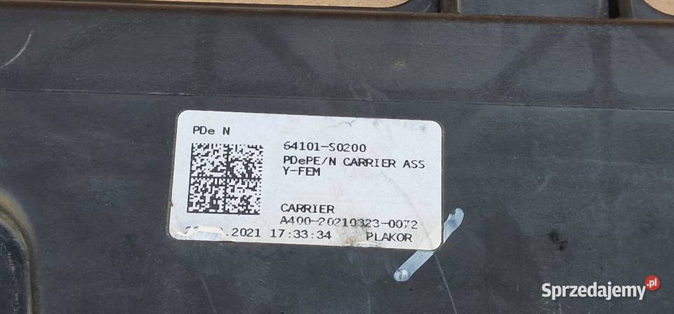 HYUNDAI I30 PAS PRZEDNI WZMOCNIENIE 64101S0200 osobowe Bieleń sprzedam