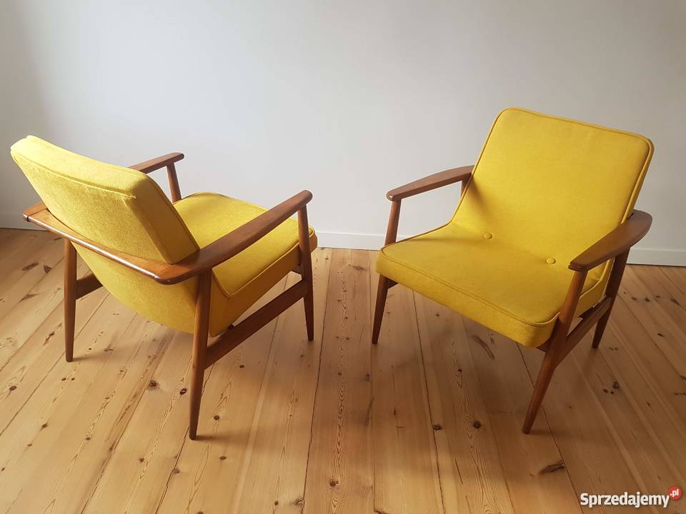 Fotel PRL Zieliński lata 70 vintage loft nie toczone