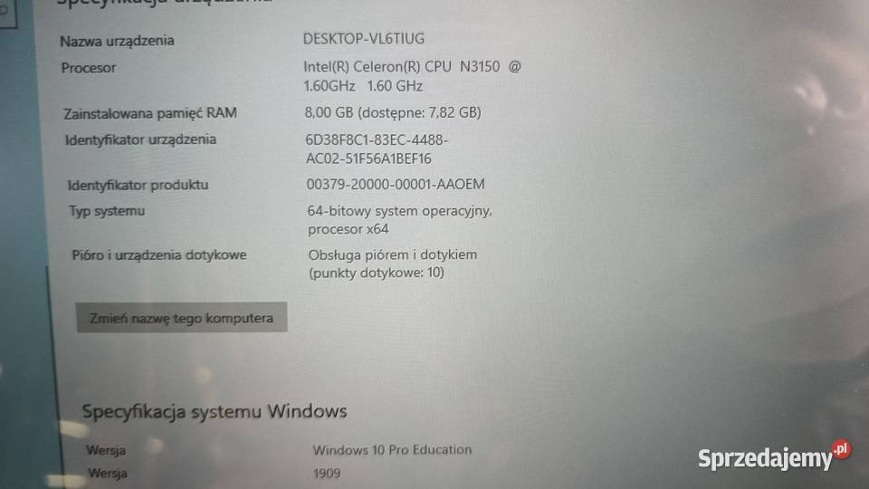 Laptop Lenovo ThinkPad Yoga 11e Katowice sprzedam