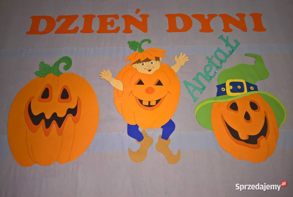 Dekoracje na Dzień Dyni z brystolu 504 102 444 Garwolin