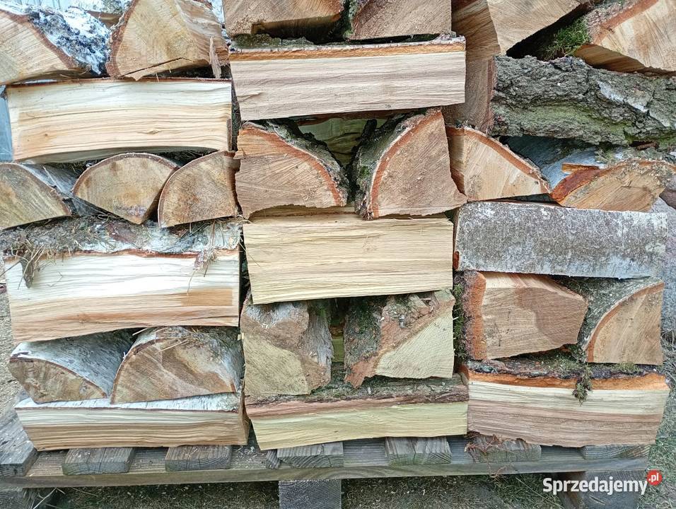 drewno poałowe liściaste akacja brzoza Opał Opał Siekierki Małe