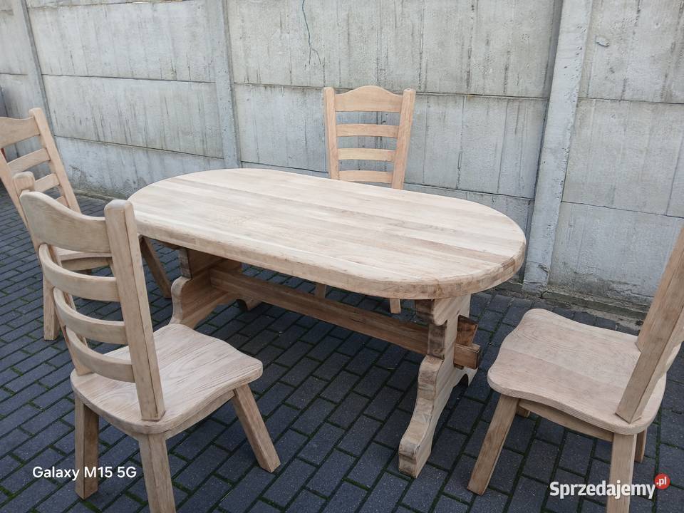 Stół debowy łódzkie