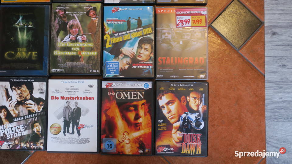 Filmy na płytach DVD 20 sztuk 3 i więcej Filmy Piotrowice