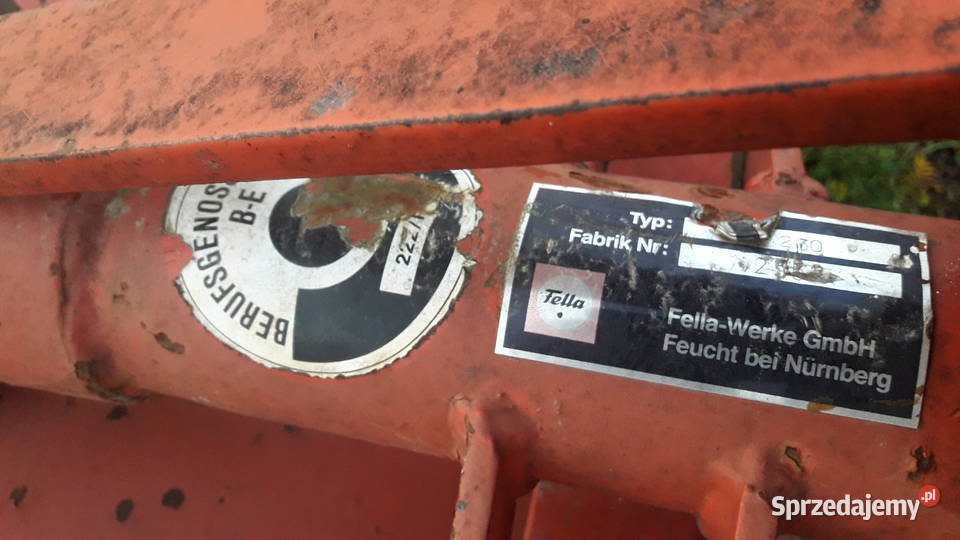 Zgrabiarka karuzelowa Fella TS230 Żółkiewka-Osada