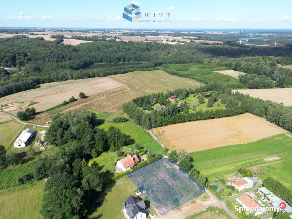 sprzedaży gruntu 1001m2 Ostróda