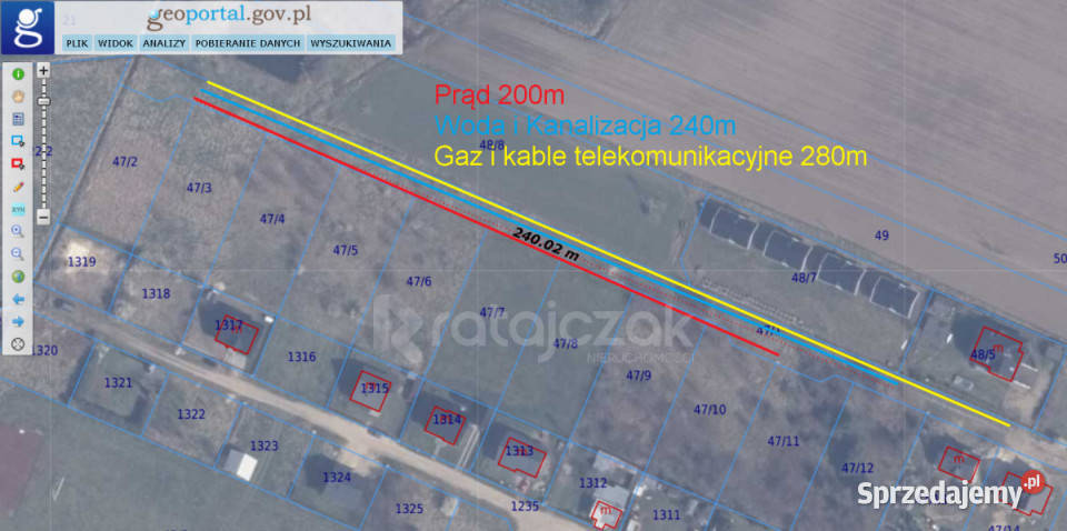 Grunt na sprzedaż Wierzchucino Kapitańska 1239m2
