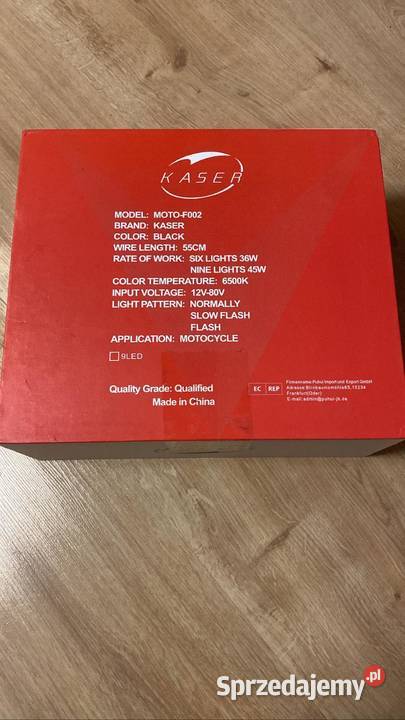 Halogeny motocyklowe kpl z wodoodporną Wrocław