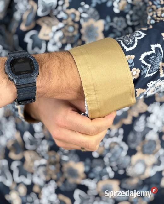 DANIEL BESSI Koszula męska fb130 granatowa Ostrów Wielkopolski