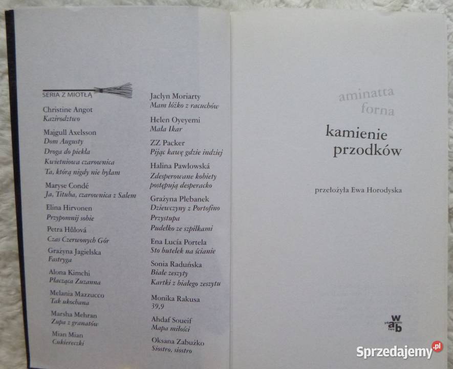 Kamienie przodków Aminatta Forna Warszawa