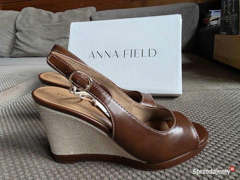 nowe Anna Field by Zalando sandałki na koturnie Kraków