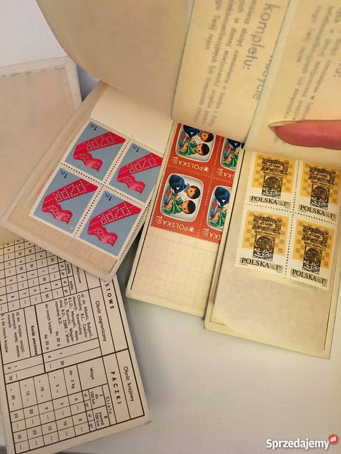 Znaczki karnety PRL filatelistyka unikat pomorskie Gdańsk