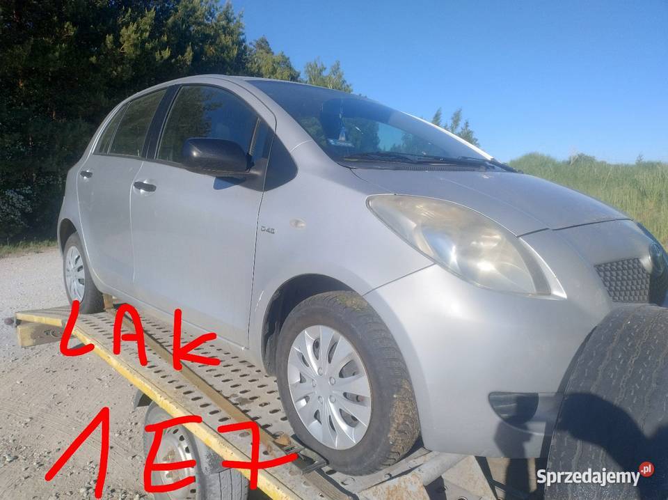 Toyota Yaris II Lak 1E7 2008r 14 D4D Części warmińsko-mazurskie