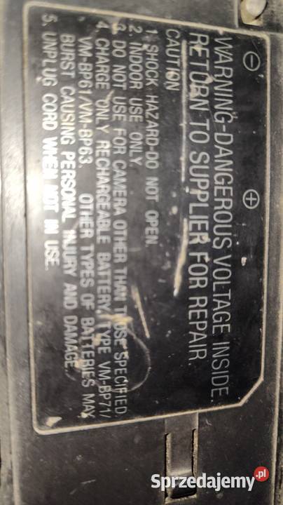 sprzedam ładowarkę do kamery Hitachi sprawną Sosnowiec sprzedam