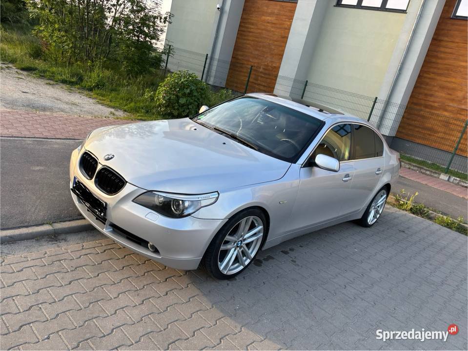 Bmw e60 20d elektrycznie ustawiane fotele Plewiska