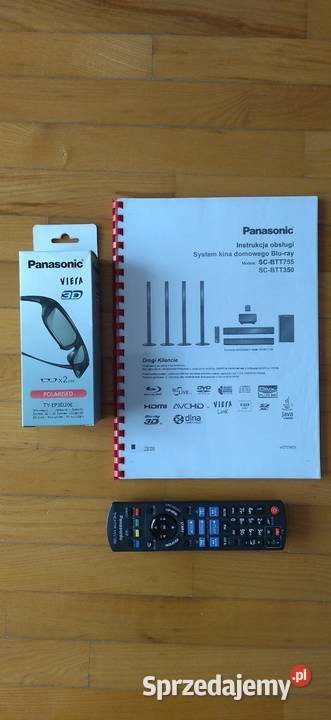 Kino domowe Panasonic 3D Bluray okulary 3D 5.1 Włocławek