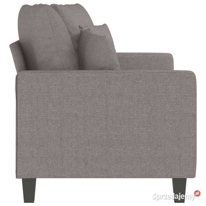 Sofa 2osobowa kolor taupe 140 tapicerowana Warszawa