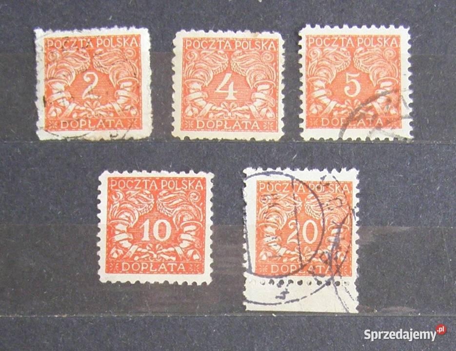Znaczki pocztowe Polska Zestaw 46 łódzkie Łódź