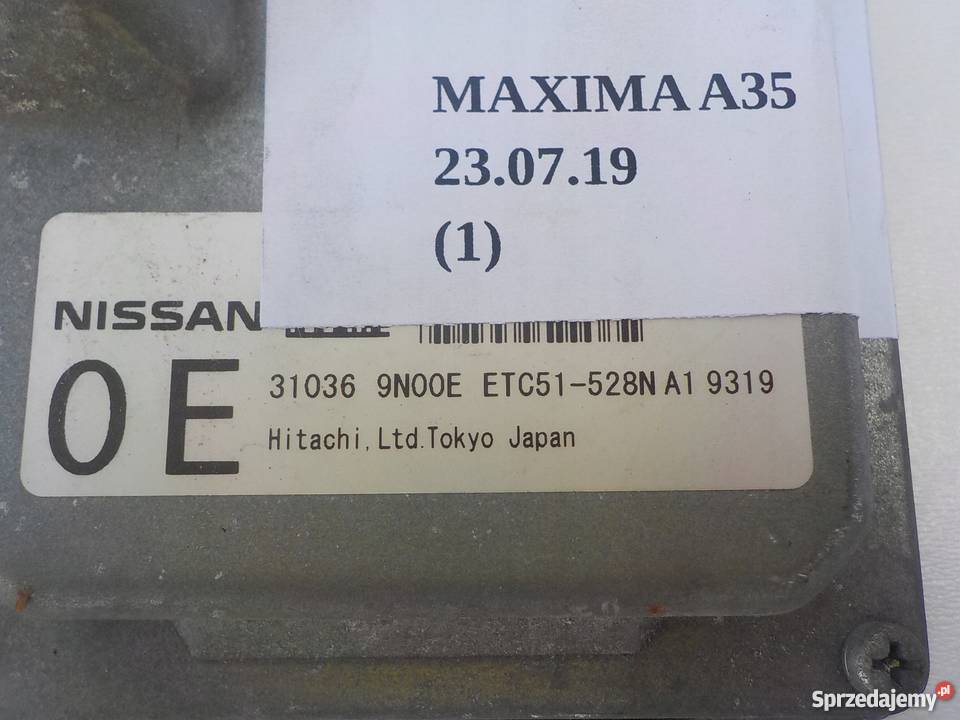 MODUŁ TCM STEROWNIK SKRZYNI NISSAN MAXIMA A35 Nowy Tomyśl