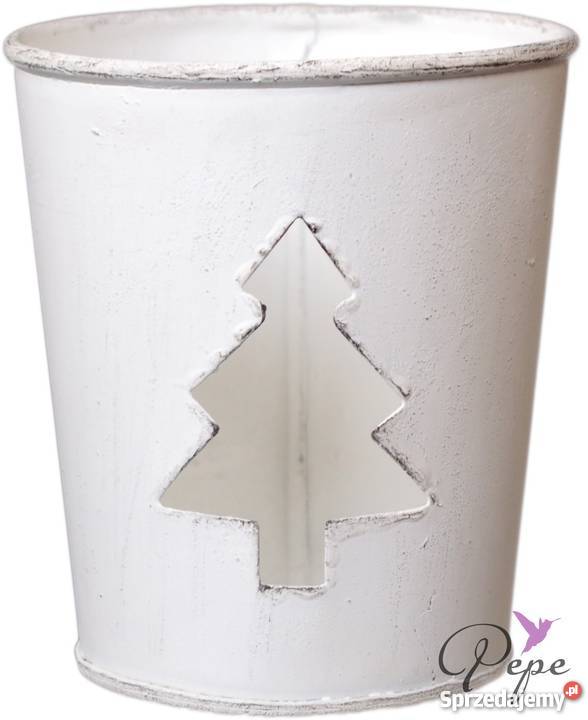 Świecznik metalowy Symbol Łódź