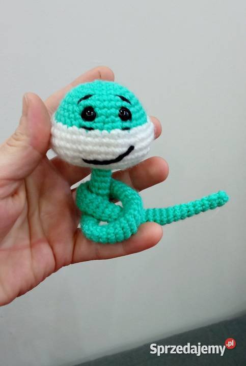 Wąż wykonany na szydełku