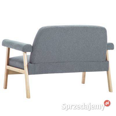 vidaXL Sofa 2osobowa tapicerowana tkaniną Warszawa