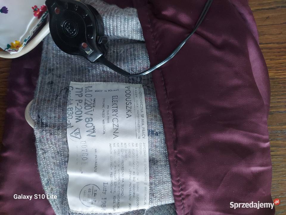 Poduszka elektryczna PRL nowa łódzkie Starowa Góra