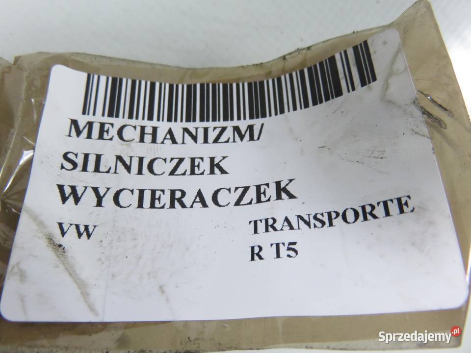 MECHANIZM WYCIERACZEK VW TRANSPORTER T5 osobowe