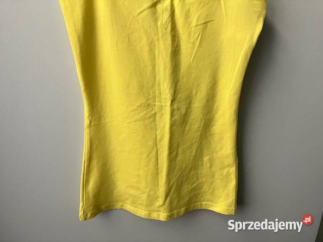 żółty top Tally Weijl xxs 32 gładki dekolt Toruń