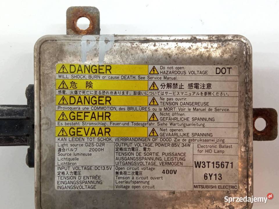PRZETWORNICA XENON W3T15671 Mazda CX9 I 2006 Rok produkcji 2007