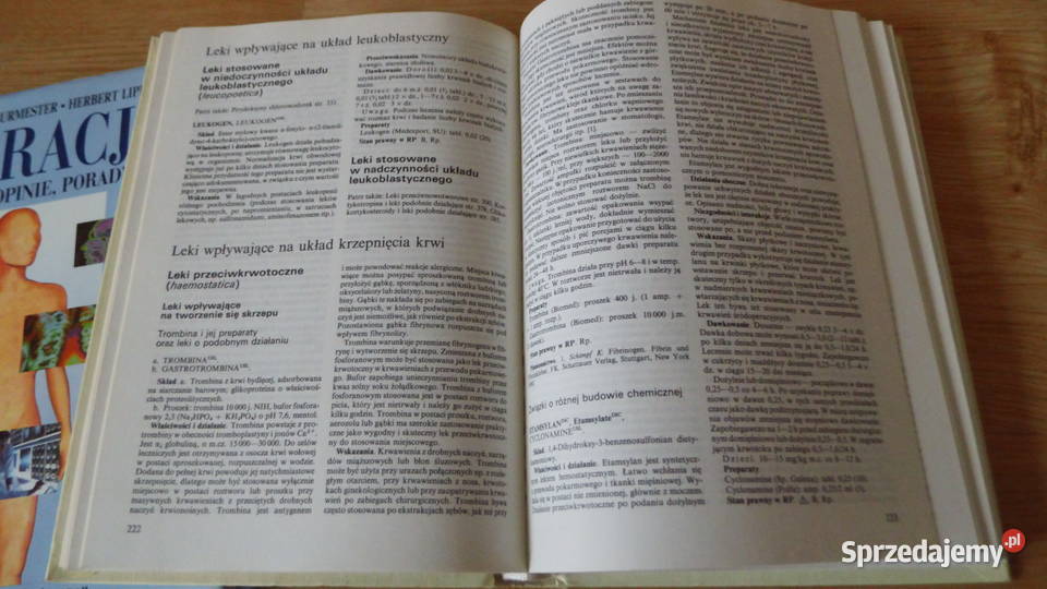 Encyklopedie chorych Zdrowie Operacje Leki Lek Radzewice sprzedam
