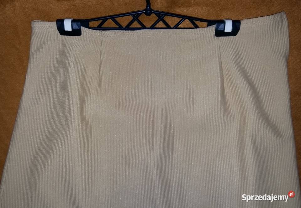 Spódniczka beżowa midi ala sztruksL Łódź sprzedam