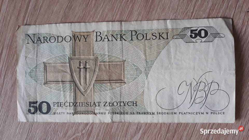 50 złotych 1 XII 1988 r seria HS 1 wielkopolskie Konin