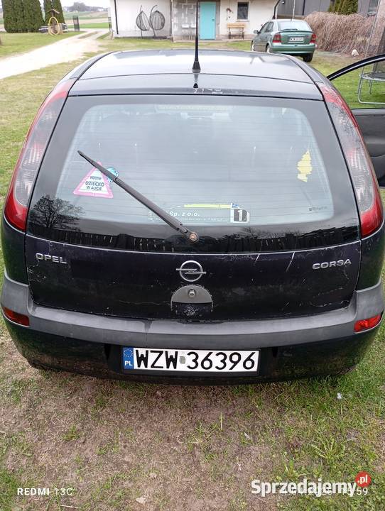 Sprzedam samochód Opel Corsa 12 16V Rok produkcji 2002 Kroczów Mniejszy