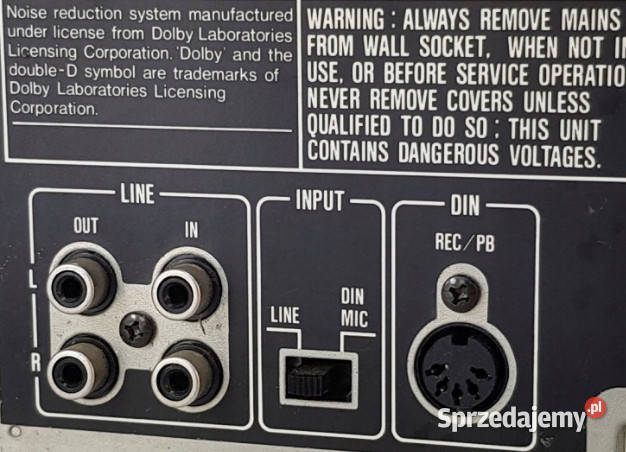 sharp RT 1010 Stereo Cassette Deck magnetofon wielkopolskie Międzychód sprzedam