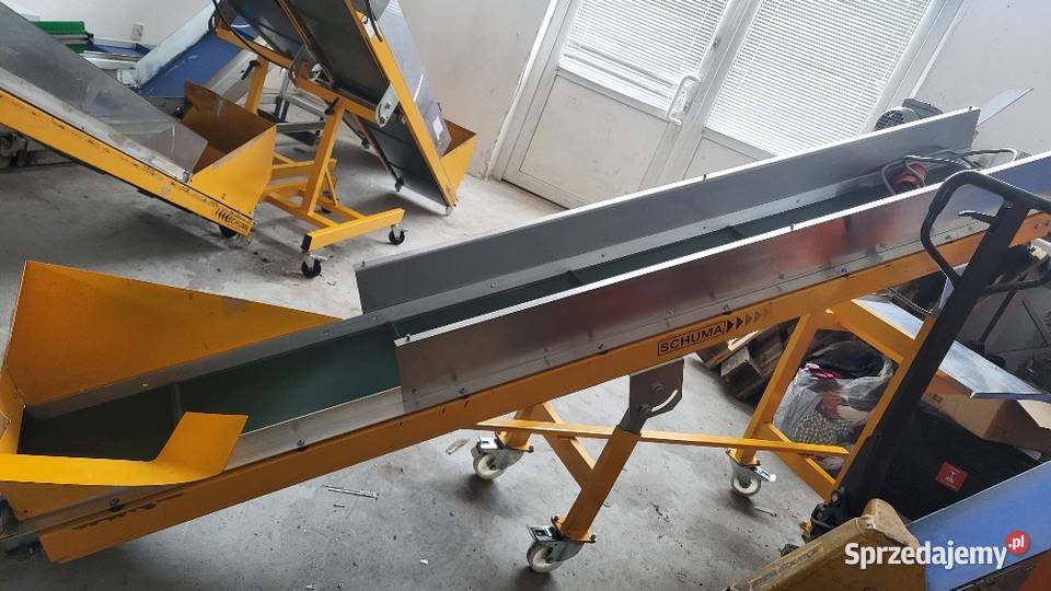 Taśmociąg z zabierakami przenośnik taśmowy sprzedam