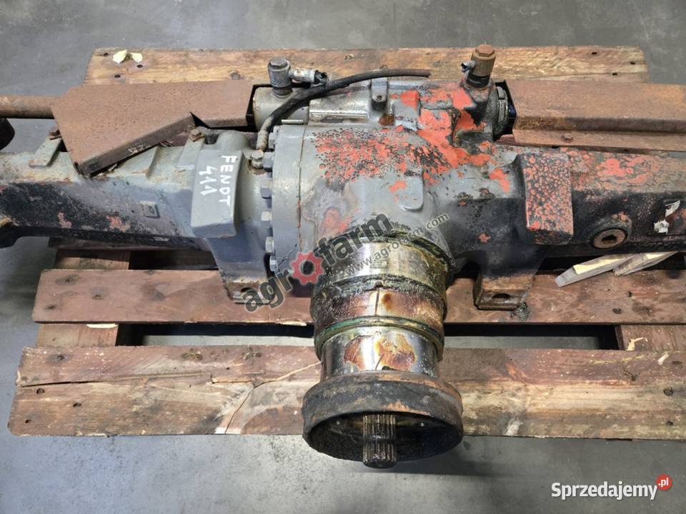 Przedni most Fendt 411 ZF 2000F4 Układ kierowniczy i oś przednia Byków