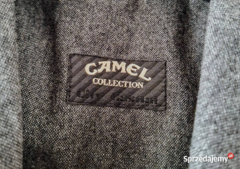Marynarka vintage Camel Collection grafitowa Zielona Góra
