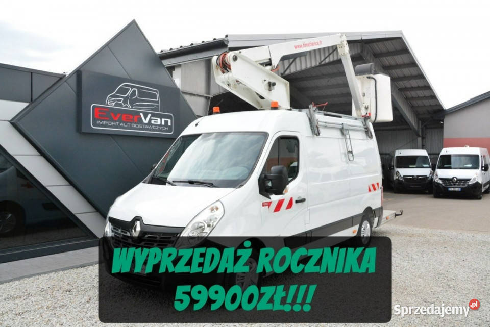 Renault Master master dźwig 23 Podnośnik koszowy ESP Renault Warszawa sprzedam