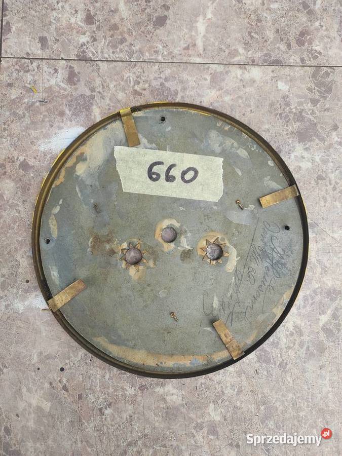 660 Tarcza starego zegara Junghans 15 445mm Antyki Tczew
