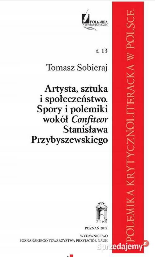 Artysta sztuka i społeczeństwo Spory i polemiki Książki naukowe i popularnonaukowe sprzedam