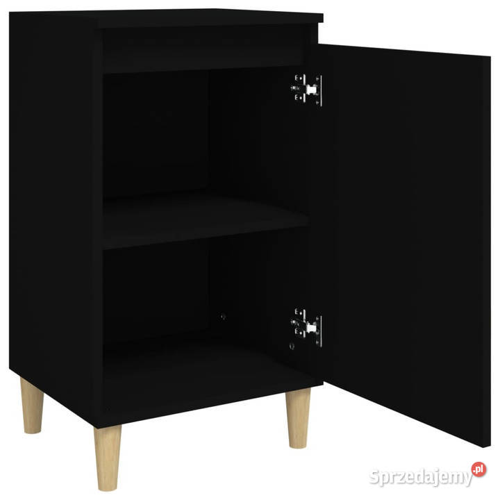 Szafki nocne 2 czarne 40x35x70 WM819631