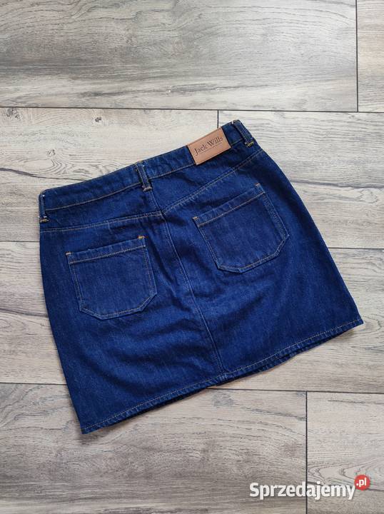 Dzinsowa spódnica Jack Wills Guziki 38 Jasło