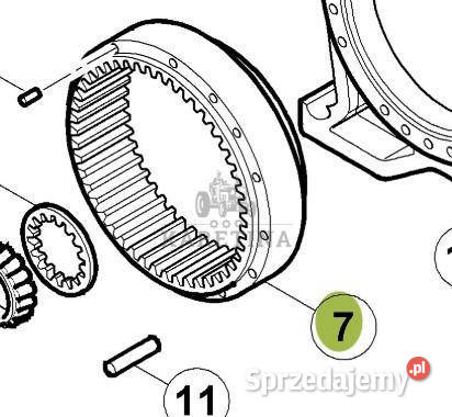 CLAAS RENAULT ATLES 936 RZ V5 Wieniec Zębaty Jastrzębniki