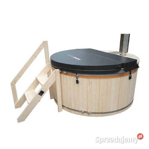 Wanna z hydromasażem opalana drewnem 180 4os lubuskie Siedlisko