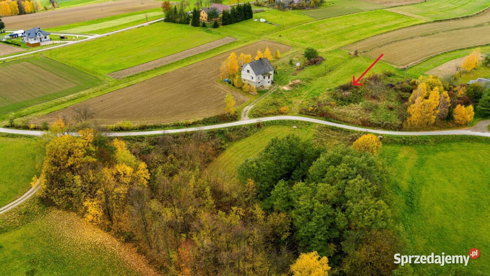 Działka budowlana Bobowa widokowa małopolskie