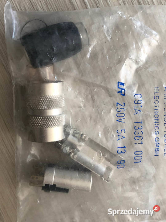 Wtyk Amphenol C91A T3361 001 Złącze M16 Elektronika